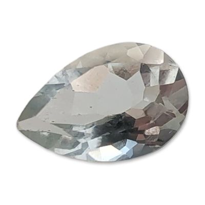Sale Photo Thumbnail #492: Pear Cut Pale Blue Quartz Gemstone