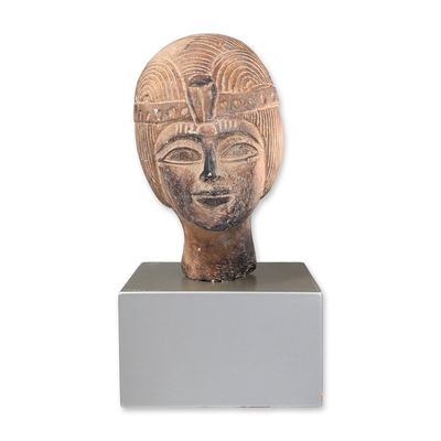 Sale Photo Thumbnail #73: Egyptian Carved Stone Bust, Egyptian Princess