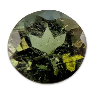 Sale Photo Thumbnail #124: Loose Round Brilliant Cut Green Gemstone