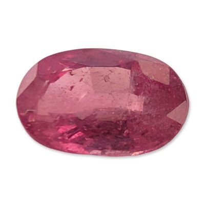 Sale Photo Thumbnail #536: Oval Cut Pinkish Red Loose Tourmaline Gemstone