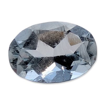 Sale Photo Thumbnail #521: Oval Cut Pale Blue Topaz Gemstone