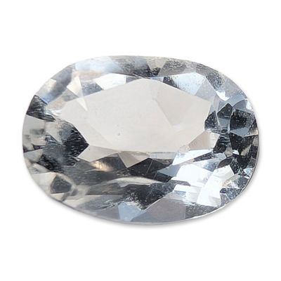 Sale Photo Thumbnail #498: Oval Brilliant Cut White Sapphire Gemstone