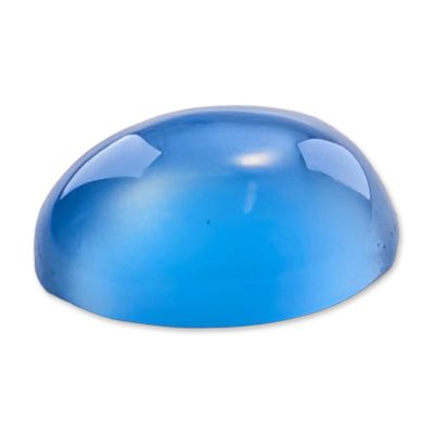 Sale Photo Thumbnail #154: Blue Chalcedony Oval Cabochon Loose Gemstone