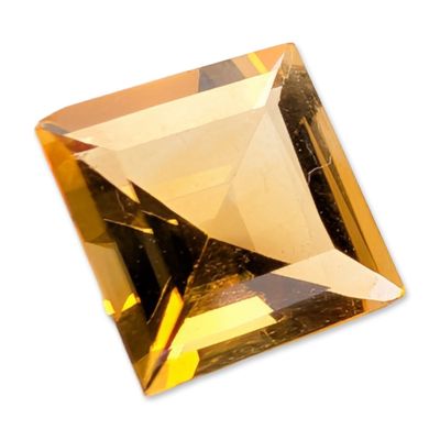 Sale Photo Thumbnail #162: Square Step Cut Citrine Gemstone