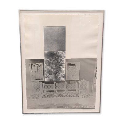 Sale Photo Thumbnail #13: Robert Rauschenberg (American, 1925-2008) Framed Photo-Etching and Intaglio Print on Paper, The