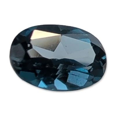 Sale Photo Thumbnail #530: Oval Faceted London Blue Topaz Gemstone