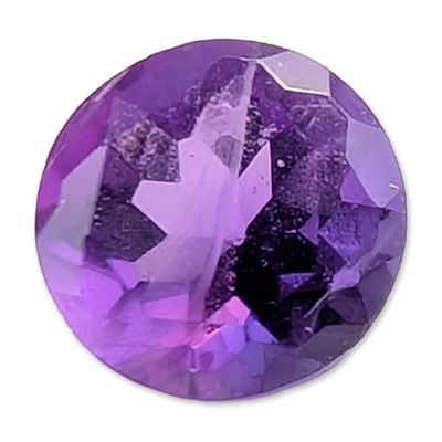 Sale Photo Thumbnail #432: Round Brilliant Cut Purple Amethyst Gemstone