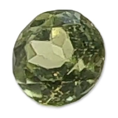 Sale Photo Thumbnail #172: Round Faceted Demantoid Garnet Gemstone