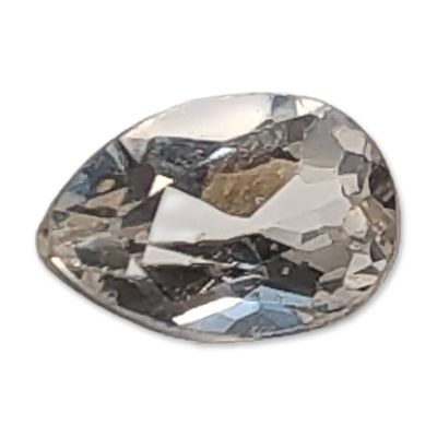 Sale Photo Thumbnail #226: Loose Pear Cut Colorless Topaz Gemstone