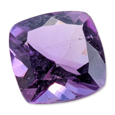 Sale Photo Thumbnail #142: Cushion Cut Purple Amethyst Gemstone