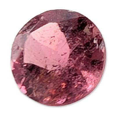 Sale Photo Thumbnail #535: Round Faceted Pink Tourmaline Gemstone