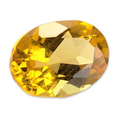 Sale Photo Thumbnail #447: Oval Modified Brilliant Cut Citrine Gemstone