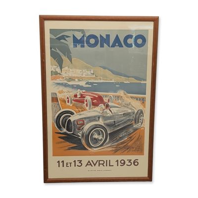 Sale Photo Thumbnail #382: Geo Ham, Monaco Grand Prix 1936 Poster Print