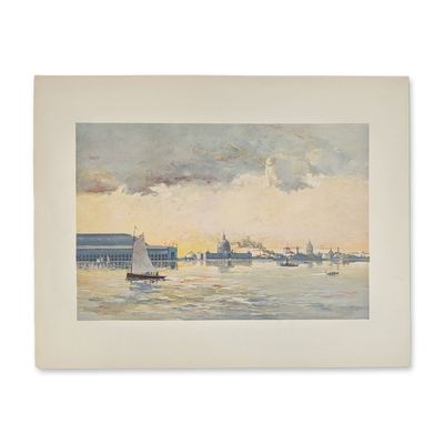Sale Photo Thumbnail #65: 1893 Chicago World Fair Columbian Exposition Chromolithograph on Paper