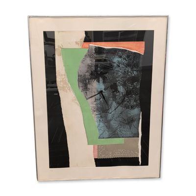 Sale Photo Thumbnail #336: Louise Nevelson (American, 1899-1988) Framed Aquatint in Colors on Paper, Reflections II