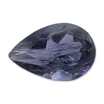Sale Photo Thumbnail #189: Loose Pear Cut Violet Blue Faceted Iolite Gemstone