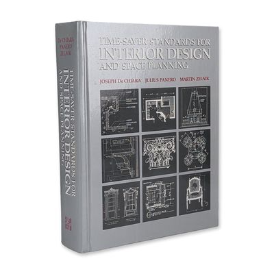 Sale Photo Thumbnail #70: De Chiara Time-Saver Standards for Interior Design Hardcover Book