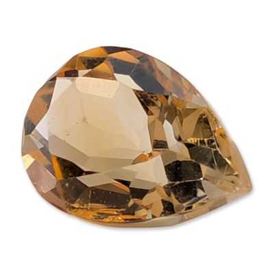Sale Photo Thumbnail #158: Pear Cut Golden Citrine Gemstone