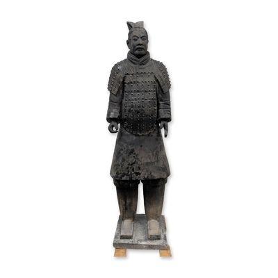 Sale Photo Thumbnail #4: Life Size Chinese Terracotta Warrior Statue, Replica