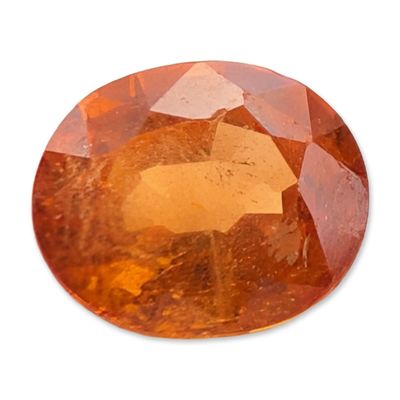 Sale Photo Thumbnail #220: Loose Oval Orange Spessartite Garnet
