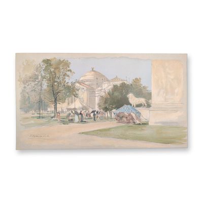 Sale Photo Thumbnail #66: 1893 Chicago World Fair Columbian Exposition Chromolithograph on Paper, Palace of Fine Arts