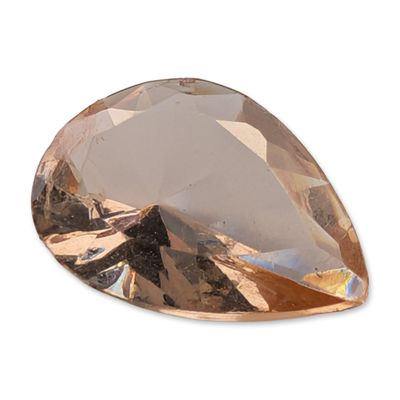 Sale Photo Thumbnail #481: Pear Cut Peach Morganite Gemstone