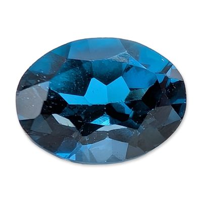 Sale Photo Thumbnail #525: Oval Cut Blue Topaz Gemstone