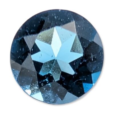 Sale Photo Thumbnail #245: Round Cut London Blue Topaz Gemstone