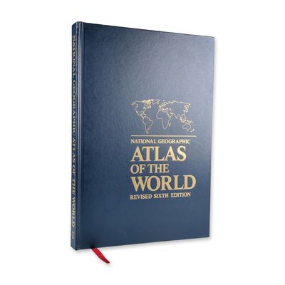 Sale Photo Thumbnail #353: National Geographic Atlas of the World Hardcover Book, 6th Edition