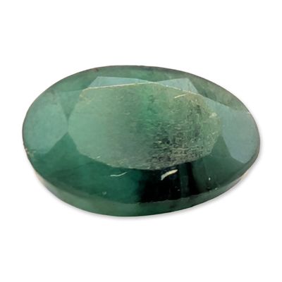 Sale Photo Thumbnail #456: Oval Mixed Cut Deep Green Emerald