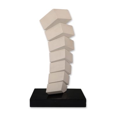 Sale Photo Thumbnail #10: Rafael Barrios (Venezuelan, b. 1947), Artist Proof, Virtualism Wooden Sculpture, Signed