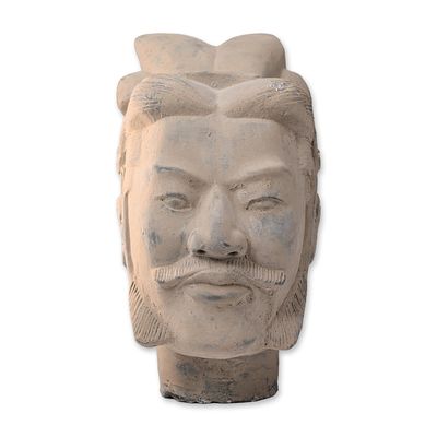 Sale Photo Thumbnail #544: Qin Dynasty Terracotta Warrior Head, Replica