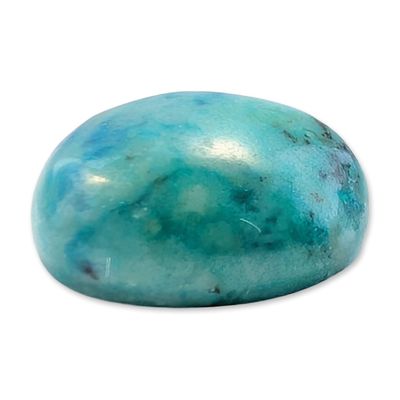 Sale Photo Thumbnail #409: Mottled Blue and Green Oval Cabochon