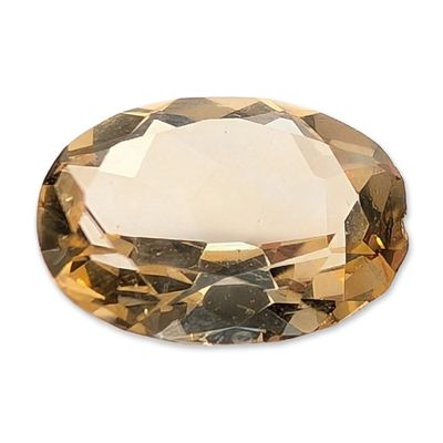 Sale Photo Thumbnail #407: Oval Faceted Champagne Color Gemstone