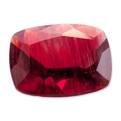 Sale Photo Thumbnail #134: Cushion Cut Red Stone