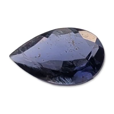Sale Photo Thumbnail #192: Faceted Pear Shaped Iolite Gemstone