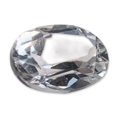 Sale Photo Thumbnail #499: White Sapphire Oval Cut Gemstone