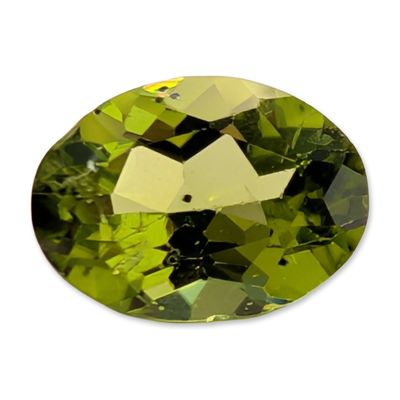 Sale Photo Thumbnail #197: Oval Faceted Peridot Gemstone