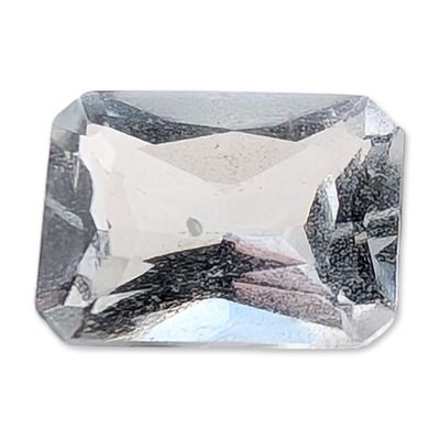 Sale Photo Thumbnail #435: Emerald Cut Pale Blue Aquamarine