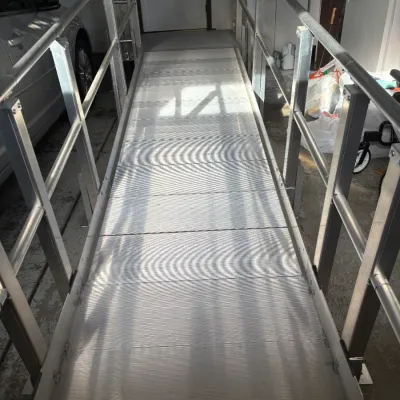 Prairie View Industries Adjustable Height Wheelchair Ramp Ramp
