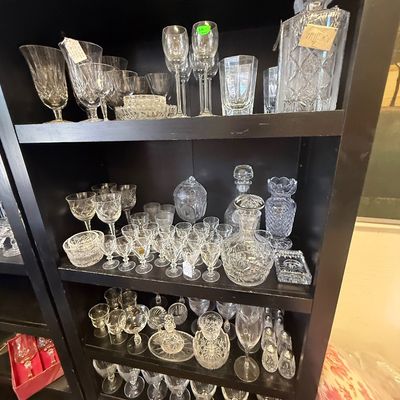 Lots of crystal. 