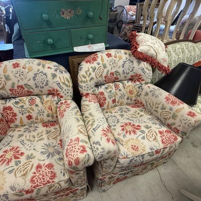 Custom club chairs.  