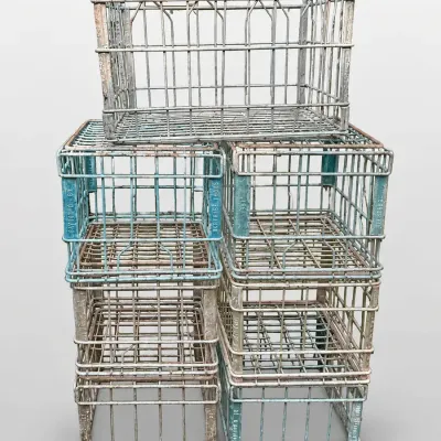 Beatrice Foods Wire Milk Crates