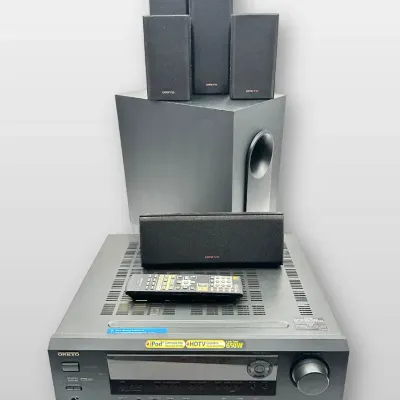 Onkyo HT-R340 5.1 Channel 650W Home Theater Receiver Speaker System with Remote