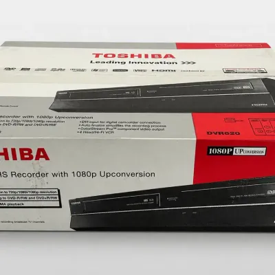 Toshiba DVR620 DVD and VHS Recorder with 1080p Upconversion
