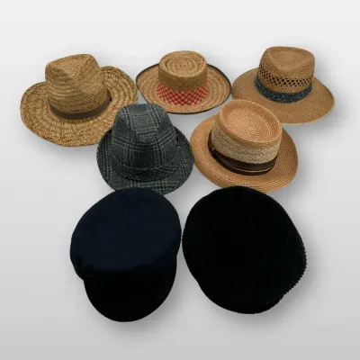 Crofut & Knapp Mutinelli Vintage Fedora and Straw Hat