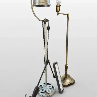 McIntosh Biolite Model 3610 Vintage Industrial Floor Lamp