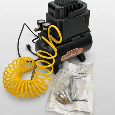 Alton AT 01101 1/3 HP 2-Gallon Air Compressor with Hose and Accessories