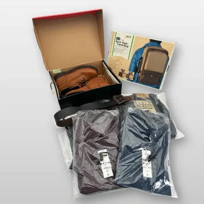 Wolverine DuraShocks Men's Boots Size 9EW, JCPenney Corduroy Jeans & J. Ferrar Dress Shirts Set