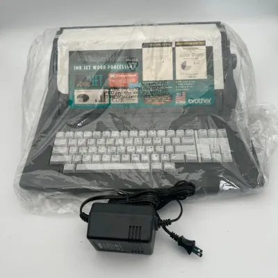 Brother WP-7550J WhisperWriter Ink Jet Word Processor with Power Adapter